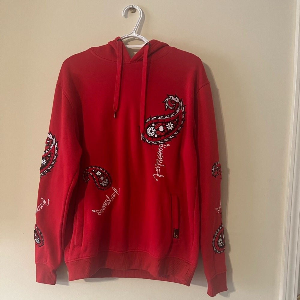 Men’s screen shot hoodie